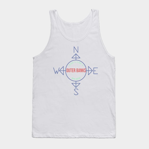 Outer Banks North Carolina 35.5585° N, 75.4665° W Tank Top by tziggles